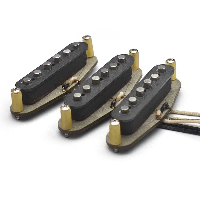50S style staggered single coil pickup ST pickup Alnico5 fiber cardboard wire clip pickup