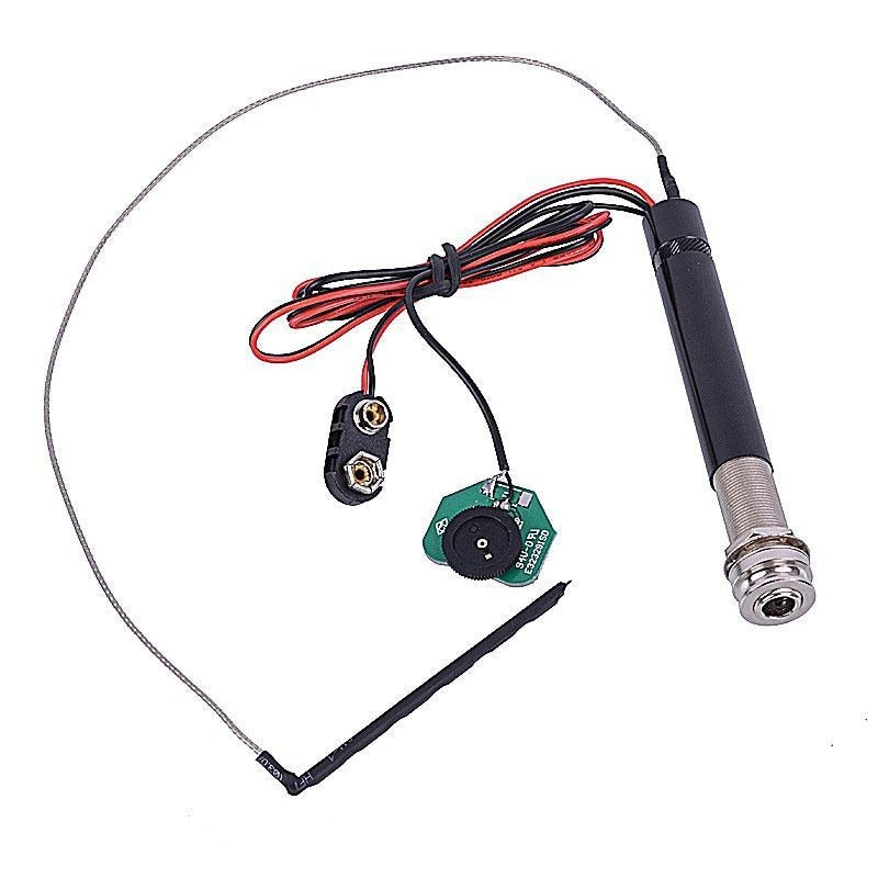 Pen tube pickup original sound acoustic guitar sound hole pickup folk guitar free hole tail nail pickup hard stick