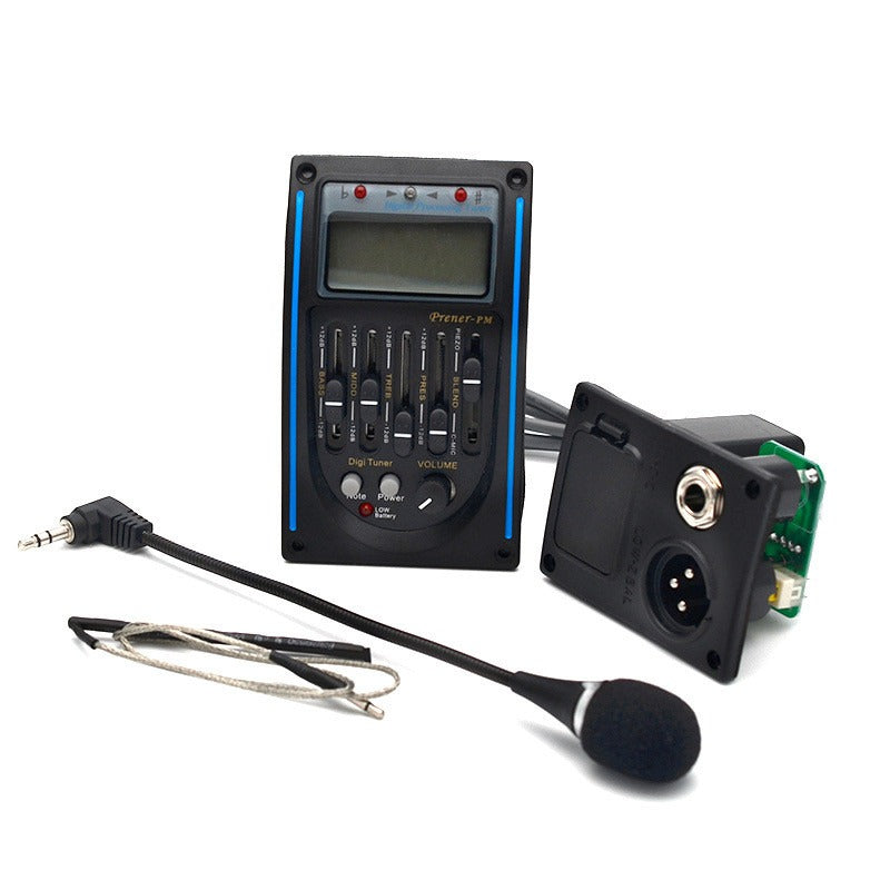 5-Band LC-PM pickup LC-5 original sound guitar EQ piezoelectric pickup with microphone tuning