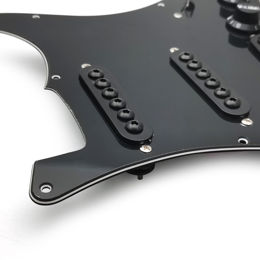 ST electric guitar single pickup panel assembly, electric guitar panel cable, inner hexagonal umbrella head pickup