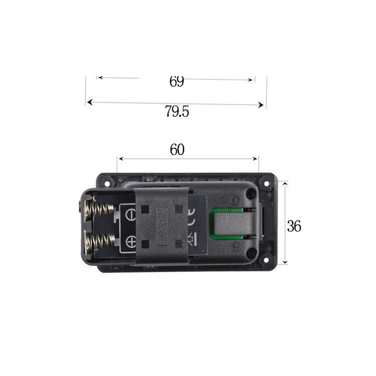 Guitar LCD pickup EQ equalizer KLT-10B folk wood guitar four-band pickup with tuning hard stick