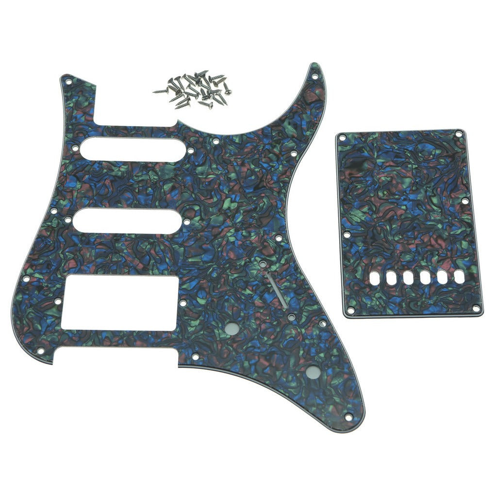 For Yamaha single, single, and double guards with back cover + 20 chrome-plated screw guitar guards