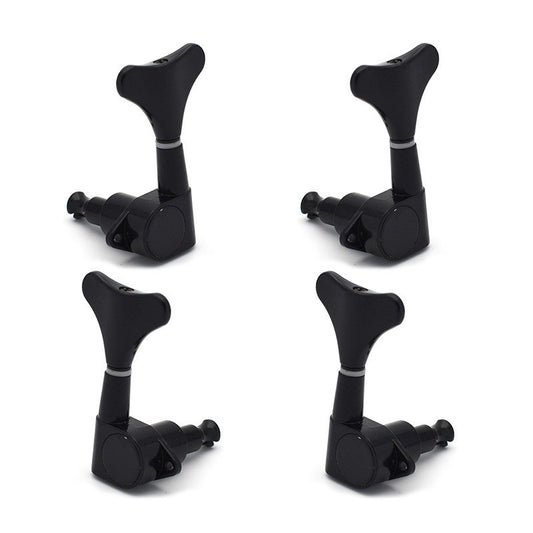 Bass metal knob electric bass string knob fishtail closed bass string knob twist quasi knob black scroll