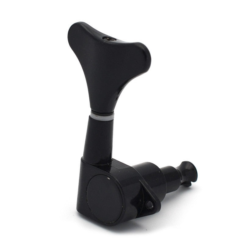 Bass metal knob electric bass string knob fishtail closed bass string knob twist quasi knob black scroll