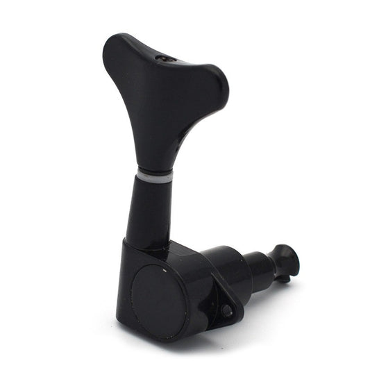 Bass metal knob electric bass string knob fishtail closed bass string knob twist quasi knob black scroll