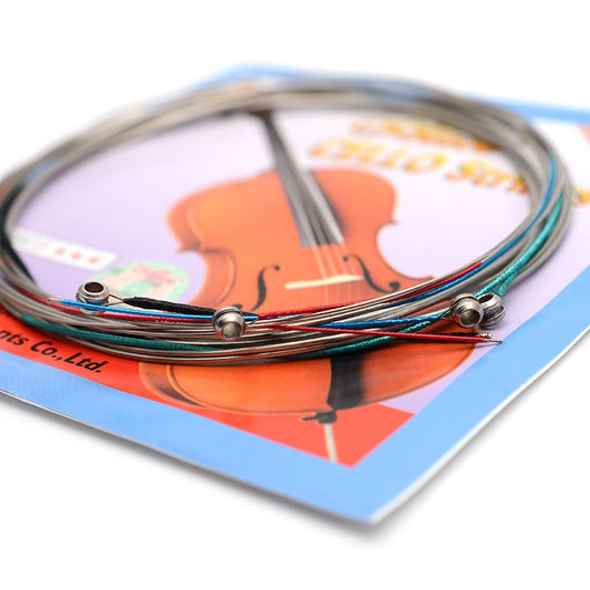 Alice Cello Set Strings A803 Cello Strings, Steel Core Brass Wire Strings