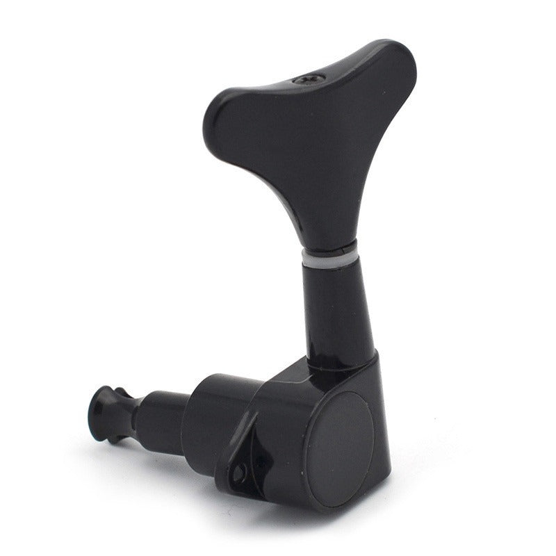 Bass metal knob electric bass string knob fishtail closed bass string knob twist quasi knob black scroll