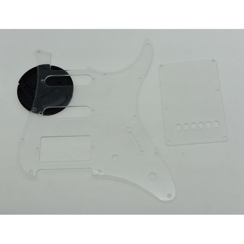 For Yamaha single, single, and double guards with back cover + 20 chrome-plated screw guitar guards